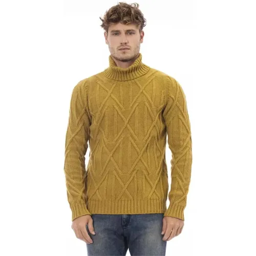 Chic Turtleneck Sweater Herren , Herren, Größe: 3XL - Alpha Studio - Modalova