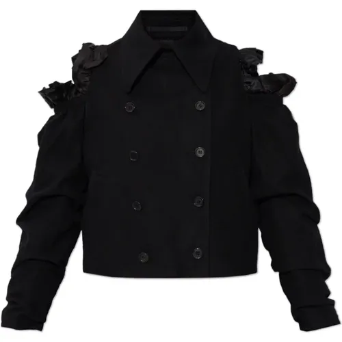 Doppelreihige Jacke mit Schlitzen - Comme des Garçons - Modalova