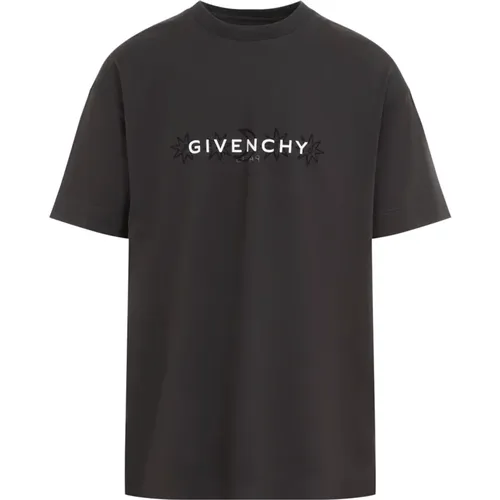 Rosewood Short Sleeves T-Shirt , Herren, Größe: L - Givenchy - Modalova