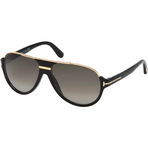 Dimitry Sunglasses Gold Grey Shaded , male, Sizes: 59 MM - Tom Ford - Modalova