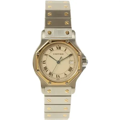 Pre-owned Stainless Steel watches , female, Sizes: ONE SIZE - Cartier Vintage - Modalova