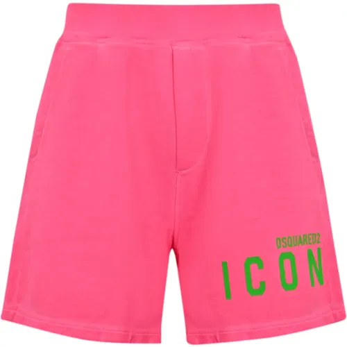 Cotton Bermuda Shorts , male, Sizes: M, L, S - Dsquared2 - Modalova
