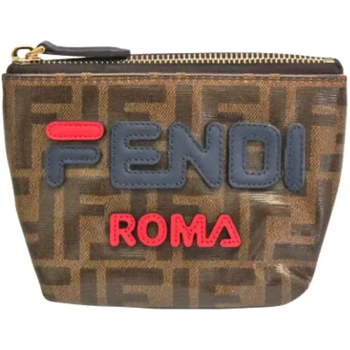 Pre-owned Canvas wallets , female, Sizes: ONE SIZE - Fendi Vintage - Modalova