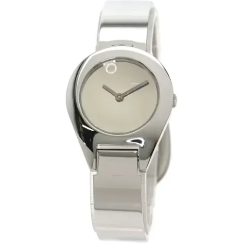 Pre-owned Stainless Steel Gucci Watch , female, Sizes: ONE SIZE - Gucci Vintage - Modalova