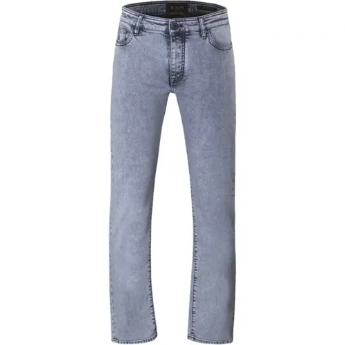 Italienisch Gefertigte Denim Hose - Moorer - Modalova