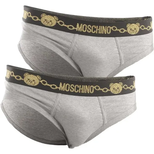 Seiden Slip Unterwäsche , Herren, Größe: L - Moschino - Modalova