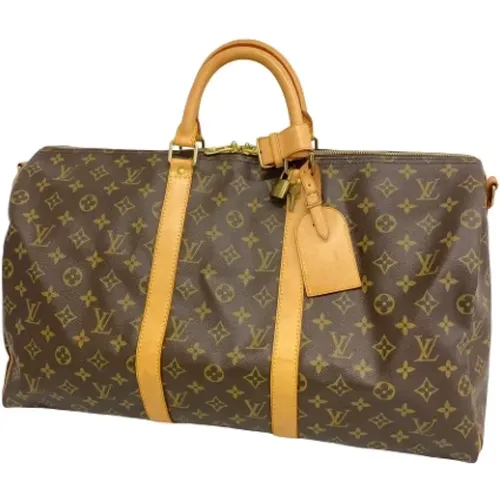 Pre-owned Canvas travel-bags , female, Sizes: ONE SIZE - Louis Vuitton Vintage - Modalova