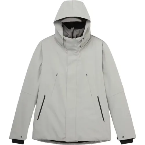 Qm479 Parka Light Grey Jacket , male, Sizes: S, XL, M, L - Krakatau - Modalova