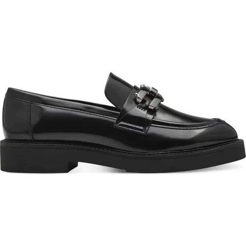 Schwarze Loafer für Frauen , Damen, Größe: 37 EU - marco tozzi - Modalova