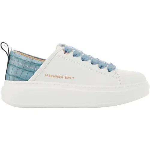 Weiß Azure Eco-Wembley Damen Sneakers , Damen, Größe: 35 EU - Alexander Smith - Modalova