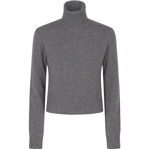 Ami Turtleneck Grey , female, Sizes: L, S, M - Ami Paris - Modalova