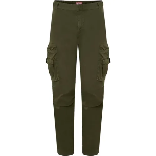 Slim-fit Trousers , male, Sizes: L, XL, S, M - Diesel - Modalova