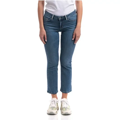 Cropped Bootcut Jeans , female, Sizes: W26, W31, W30, W24, W27 - Liu Jo - Modalova