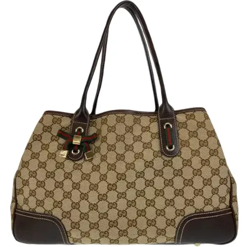 Pre-owned Canvas gucci-bags , female, Sizes: ONE SIZE - Gucci Vintage - Modalova