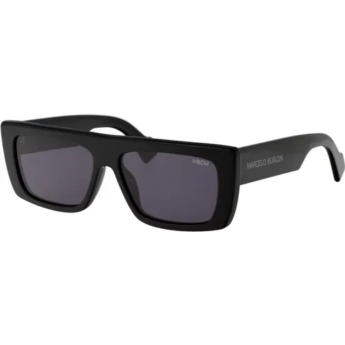 Stylish Sunglasses for Sunny Days , unisex, Sizes: 57 MM - Marcelo Burlon - Modalova