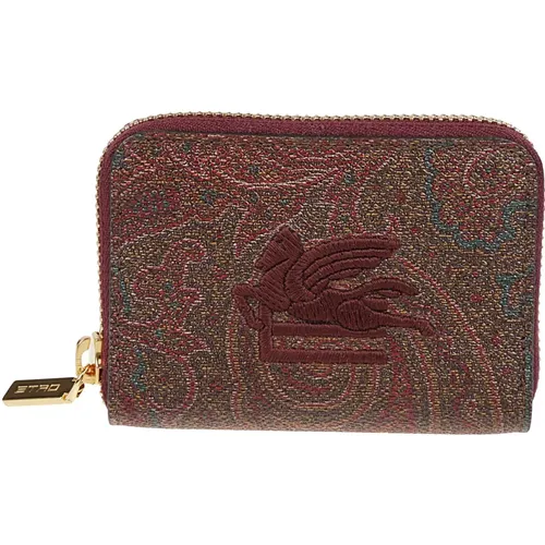 ZIP Around Wallet , female, Sizes: ONE SIZE - ETRO - Modalova