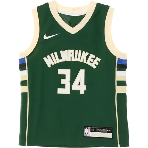 Giannis Antetokounmpo Basketball Tank Top , Herren, Größe: L - Nike - Modalova