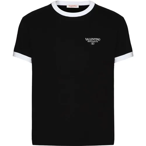 Casual Logo Print T-Shirt , Herren, Größe: XL - Valentino Garavani - Modalova