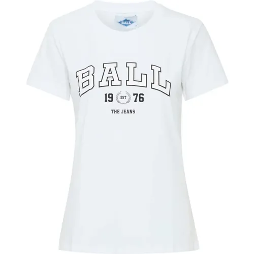 Damen T-Shirt mit coolem Druck Ball - Ball - Modalova