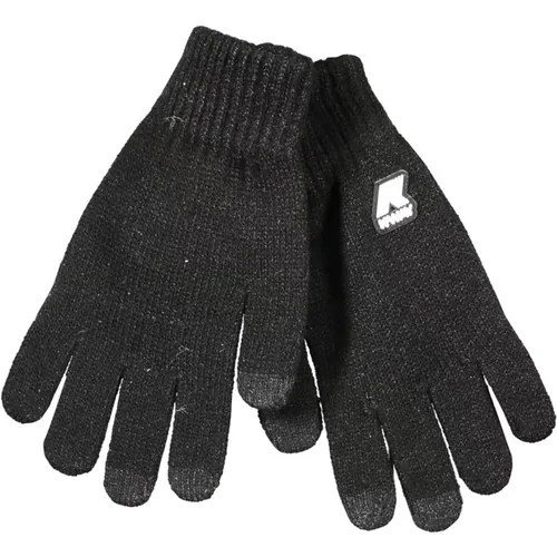 Men's Gloves with Logo Application , female, Sizes: S - K-way - Modalova