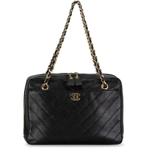 Pre-owned Leather chanel-bags , female, Sizes: ONE SIZE - Chanel Vintage - Modalova