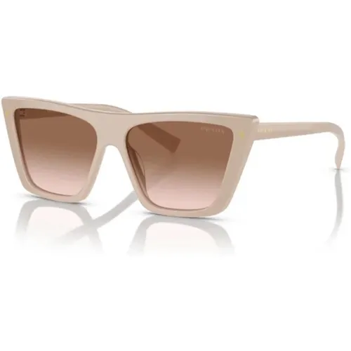 Stilvolle Acetat Sonnenbrille , unisex, Größe: 55 MM - Prada - Modalova