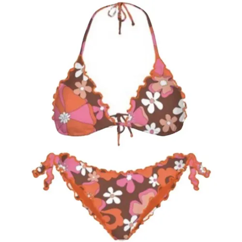 Damen Bikini Badeanzug Blumenmuster - MC2 Saint Barth - Modalova