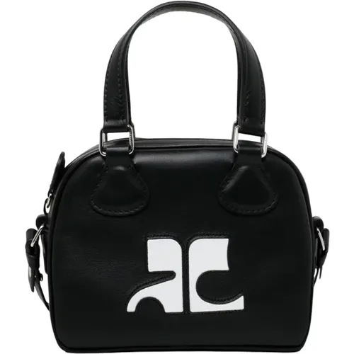 Mini Bowling Bag with AC Monogram , female, Sizes: ONE SIZE - Courrèges - Modalova