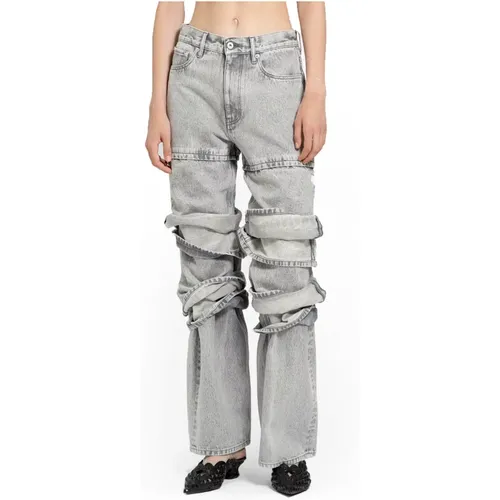 Jeans,Verstellbare Manschette Denim Jeans - Y/Project - Modalova