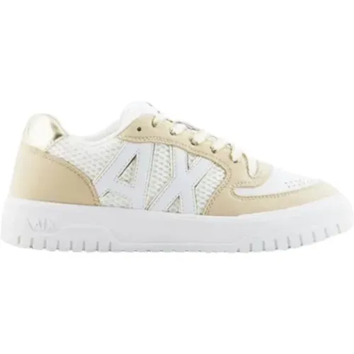 Low Top Sneakers , female, Sizes: 6 UK, 3 UK - Armani Exchange - Modalova