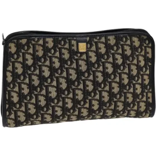 Pre-owned Canvas clutches , female, Sizes: ONE SIZE - Dior Vintage - Modalova