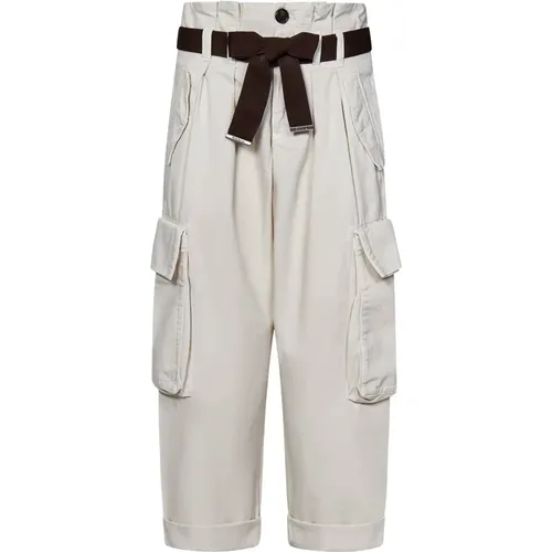 Cargo Trousers Ronfare Style , female, Sizes: S, XS, 2XS - pinko - Modalova