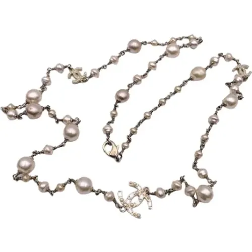 Pre-owned Metal necklaces , female, Sizes: ONE SIZE - Chanel Vintage - Modalova