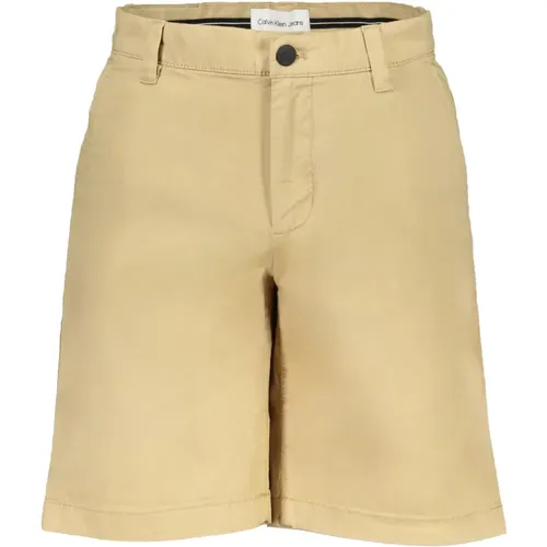 Bermuda Shorts mit Logo , Herren, Größe: L - Calvin Klein - Modalova