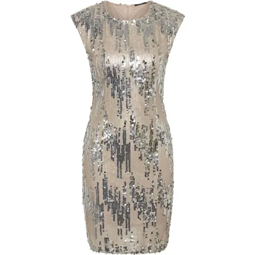 Silver Sequin Dress Tulsibbdemi Model , female, Sizes: XS - Bruuns Bazaar - Modalova