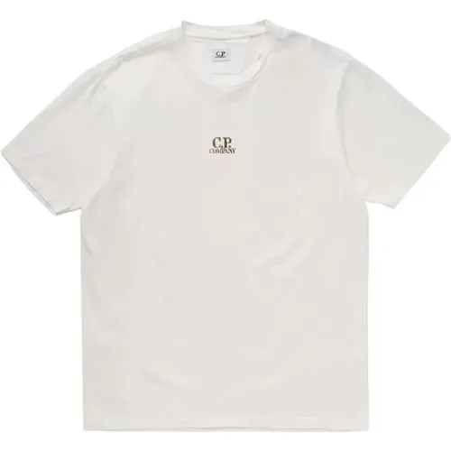 Kurzarm T-Shirt Komfort Stil , Herren, Größe: L - C.P. Company - Modalova