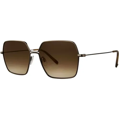 Vintage Burnt Sunglasses , female, Sizes: 56 MM - Garrett Leight - Modalova