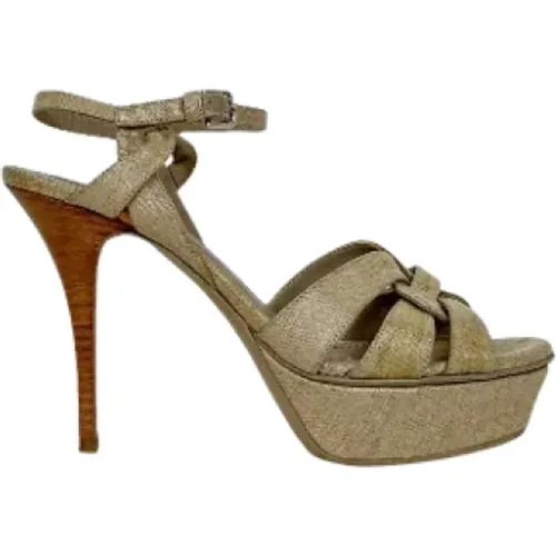 Pre-owned Canvas sandals - Yves Saint Laurent Vintage - Modalova