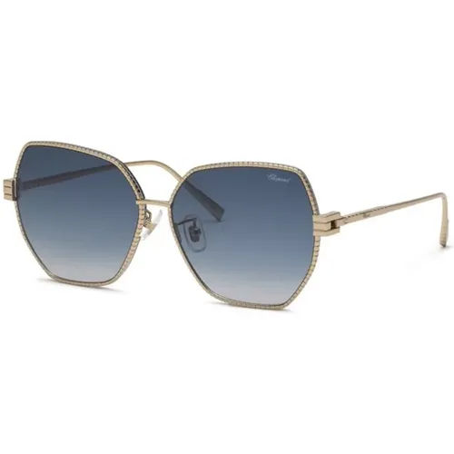 Blaue Gradienten Sonnenbrille Shiny Camel - Chopard - Modalova