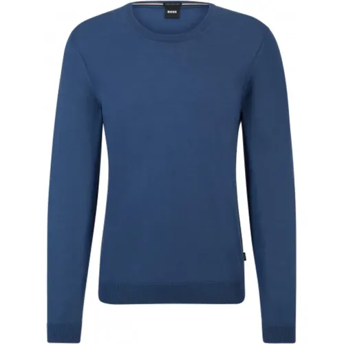 Essentieller Leno-P Pullover , Herren, Größe: L - Hugo Boss - Modalova