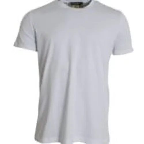 Cotton T-Shirt with Round Neck and Short Sleeves , male, Sizes: S, 2XS - Dolce & Gabbana - Modalova