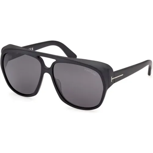 Matte Smoke Sunglasses Ft1103 , unisex, Sizes: 61 MM - Tom Ford - Modalova