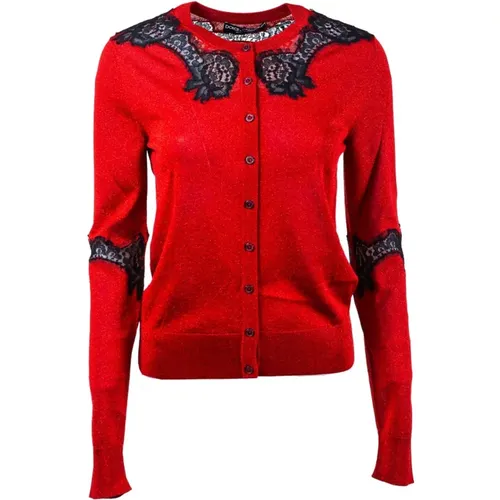Women Cardigan Stylish Knitwear , female, Sizes: 3XS, XS, S - Dolce & Gabbana - Modalova