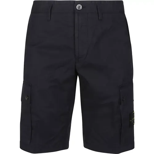 Stylische Bermuda Shorts für Männer , Herren, Größe: W31 - Stone Island - Modalova