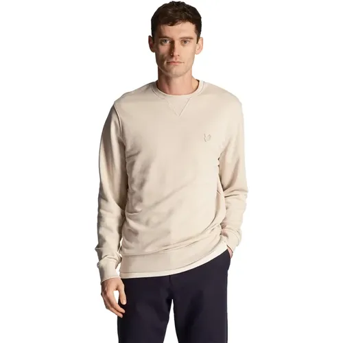 Tonal Eagle Crew Neck Sweatshirt , Herren, Größe: XS - Lyle & Scott - Modalova