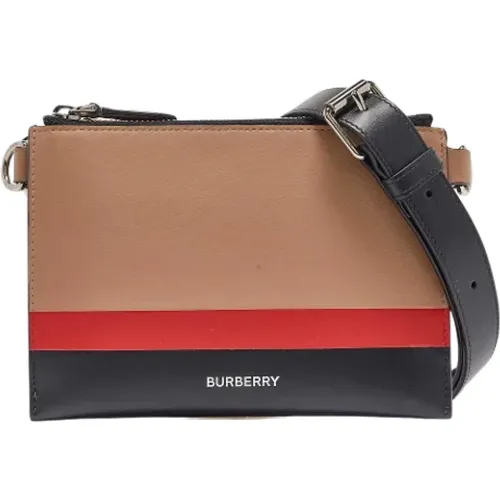 Pre-owned Leather crossbody-bags , female, Sizes: ONE SIZE - Burberry Vintage - Modalova