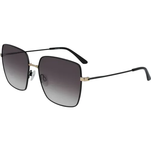 Dark Grey Shaded Sunglasses , female, Sizes: 58 MM - Calvin Klein - Modalova
