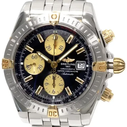 Pre-owned Metal watches , male, Sizes: ONE SIZE - Breitling Pre-owned - Modalova