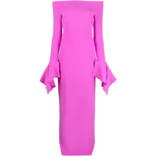 Cady Texture Dress with Dart Detailing , female, Sizes: 2XS - Solace London - Modalova