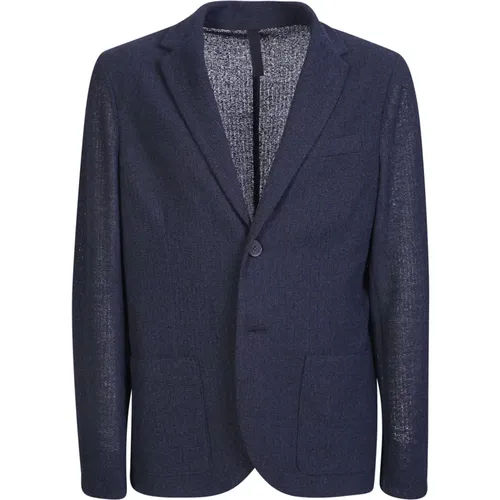 Bicolor Frisé Blazer , male, Sizes: L - Harris Wharf London - Modalova